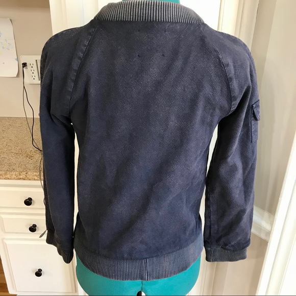 Chaser denim bomber jacket blueberry vintage wash - Picture 6 of 13